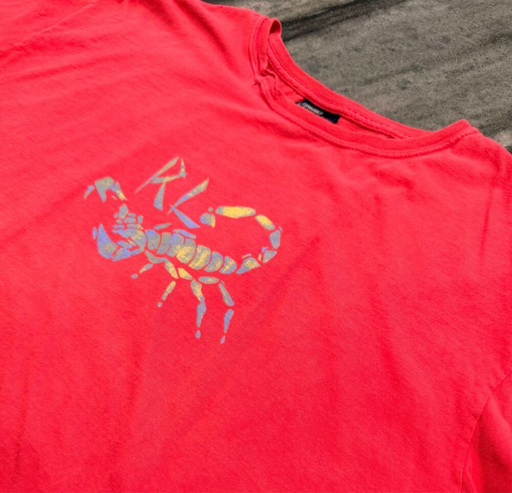 Polo Ralph Lauren XXL Scorpion Graphic T Shirt coral Cotton RL Logo Tee 2XL